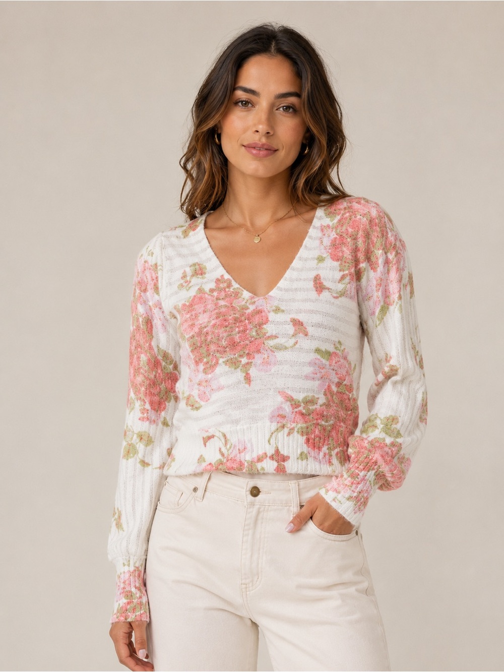 🎉LAST PIECE🎉FREE‎ PEOPLE Bed Of Roses Sweater